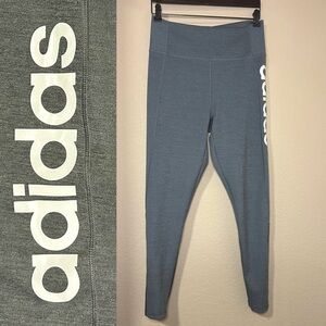 Adidas AEROREADY High Rise Leggings w/ Mesh Back Panels | Size large women’s